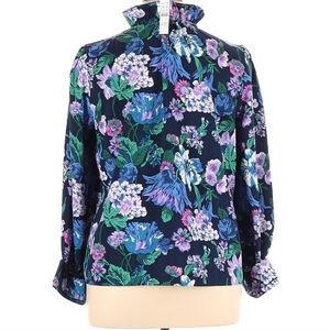 J crew Floral Blouse